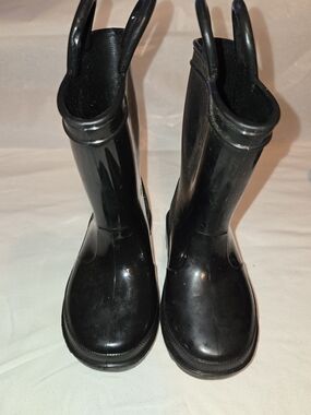 Zoogs Black Glossy Rain Boot Sz 5